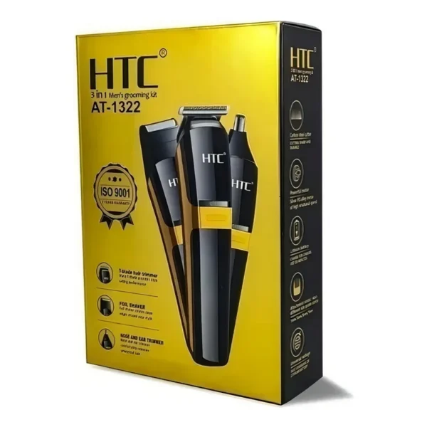 Maquina Cortapelo Inalambrica 3 En 1 Htc At-1322 Patillera