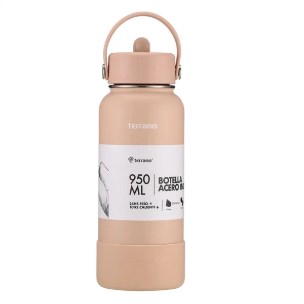 Botella Térmica Terrano 950ml. C/pico y Accesorios