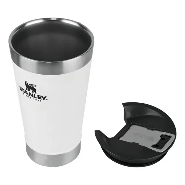 Vasos Stanley de acero inoxidable para frío y caliente, 473 ml, con destapador