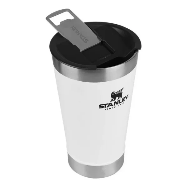 Vasos Stanley de acero inoxidable para frío y caliente, 473 ml, con destapador